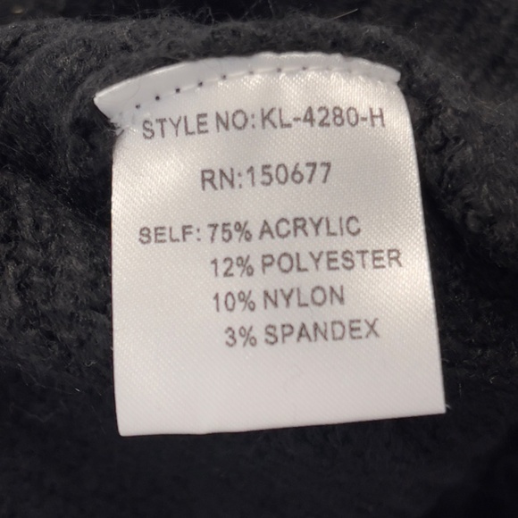 Strut & Bolt Murre Fringe Balloon Sleeve Pullover Knit Sweater - Picture 6 of 7